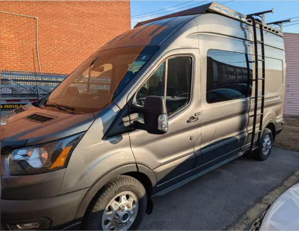 2022 Ford Transit T250 AWD High Roof Crew — our van